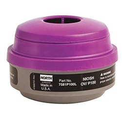 3M Respirator Cartridge & Filter, Black/Magenta