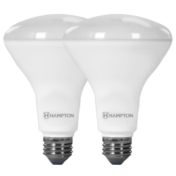 Array By Hampton BR30 760-Lumen Smart Wi-Fi LED Floodlight Bulbs, 60-Watt, Adjustable White, Pack Of 2 Bulbs