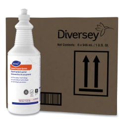 Diversey™ General Purpose Spotter, Floral Scent, Liquid, 1 qt Squeeze Bottle, 6/Carton