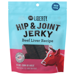 Bixbi Hip & Joint Jerky, Beef Liver, 5 Oz, Total Qty 6