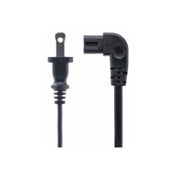 StarTech.com 3ft (1m) Laptop Power Cord, NEMA 1-15P to Right Angle C7, 7A 125V, 18AWG, Replacement Laptop Charger Cable, UL Listed