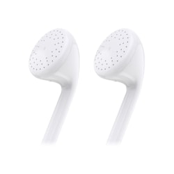 4XEM Premium Earbud Headphones With Microphone  For iPhone®, iPod® And iPad® Devices, White