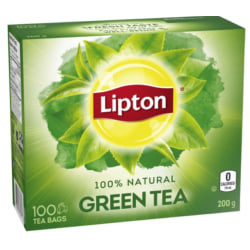 Lipton Green Tea Bags, 7 Oz, Total Qty 100