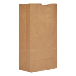 General Grocery Paper Bags, 16-3/16"H x 8-1/4"W x 6"D, Kraft Brown, Pack Of 500 Bags