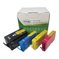 IPW Preserve Remanufactured Black And Cyan, Magenta, Yellow High-Yield Ink Cartridge Replacement For HP 902XL, Pack Of 4, 140-902-ODP