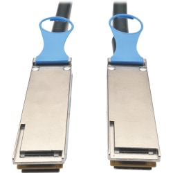 Eaton Tripp Lite Series QSFP28 to QSFP28 100GbE Passive DAC Cable (M/M), QSFP-100G-CU3M Compatible, 3M (9.84 ft.) - InfiniBand  - N28203M28BK