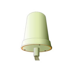 Cisco Dual-Band Wall-Mount Omnidirectional, 4 Elements - 2.4 GHz to 2.484 GHz, 5.150 GHz to 5.850 GHz - 4 dBi - Indoor, Outdoor, Wireless Access PointWall/Mast - Omni-directional - RP-TNC Connector