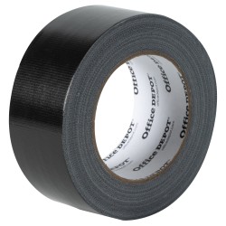 Office Depot® Brand Duct Tape, Permanent, 2" x 35 Yd, Black