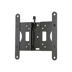 Secura QST25 - Mounting kit (wall mount, mounting brackets) - for flat panel - lockable - black - screen size: 10"-39"