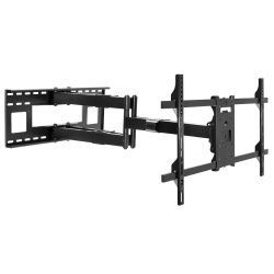 Mount-It! MI-392 Dual Arm TV Wall Mount For Screens 42 - 90", 12"H x 37-1/2"W x 4"D, Black