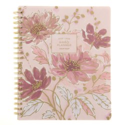 2025-2026 Russell & Hazel Weekly Planner, 9-1/8" x 11-1/4", Blush Floral, July 2025 To June 2026, 103346