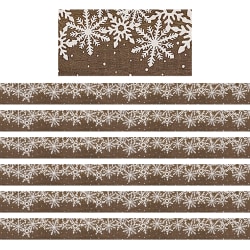 Teacher Created Resources Straight Border Trim, Home Sweet Classroom Winter, 35' Per Pack, Set Of 6 Packs