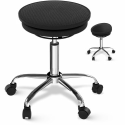 Wobble Stool Air Rolling Adjustable Height Balance Ball Office Chair for Active Sitting Black Uncaged Ergonomics