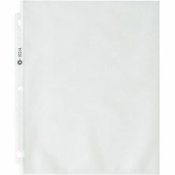 Business Source Nonglare Top-loading Sheet Protectors - 11"x9"x 3.3 mil Thickness - - 16514