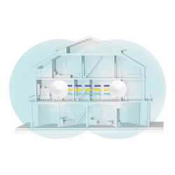 TP-Link Deco M9 Plus 5503528 IEEE 2.15 Gbps Smart Home Mesh Wi-Fi System