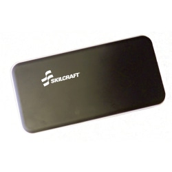 SKILCRAFT® Portable Power Pak, 6,000 mAh, Black, 704500NIB0013