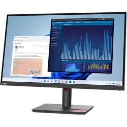 Lenovo ThinkVision T27p-30 27" Class 4K UHD LED Monitor - 16:9 - Black - 27" Viewable - In-plane Switching (IPS) Technology - 63A9GAR1US