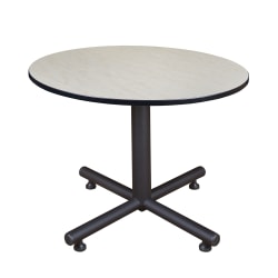 Regency Kobe X-Base Round Breakroom Table, 29"H x 48"W x 48"D, Maple