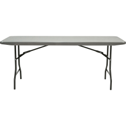 Iceberg IndestrucTable Commercial Folding Table, Charcoal