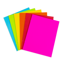 Hygloss Bright Blank Books, 8.5" x 11", 24 Pages, Assorted Colors, 6 Per Pack, Set Of 2 Packs