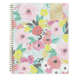 2027 Blue Sky Secret Garden Mint Weekly/Monthly Planning Calendar, 8.5x11, 0%, Frosted PP, Jan-Dec, RY27