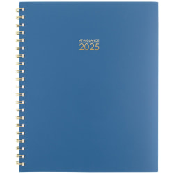 2025-2026 AT-A-GLANCE® Harmony Weekly/Monthly Planner, 8-1/2" x 11", Denim Blue, January To January, 1099-905-20