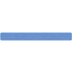 Gritt Commercial Premium Microfiber Hook & Loop Wet Mop Pad, 48", Blue