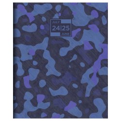 2024-2025 TF Publishing Large Monthly Planner, 11" x 9", Camo, July To June