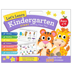 Kidsbook Publishing Let’s Learn Kindergarten Giant Activity Floor Pad, Total Qty 1