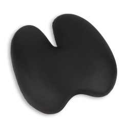 Mind Reader Lumbar Support Pillow With Air-Cloud Technology, 15-1/4"H x 4-1/2"W x 15"D, Black