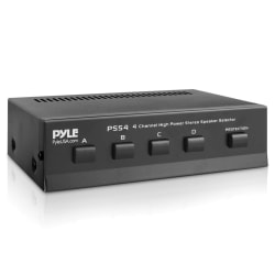 Pyle PSS4 4-Channel Stereo Speaker Selector