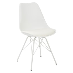 Ave Six Emerson Student Side Chair, White
