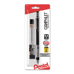 Pentel® Graphlet Mechanical Pencil, 0.5 mm, Black Barrel