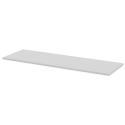Lorell® Width-Adjustable Training Table Top, 72" x 24", Gray