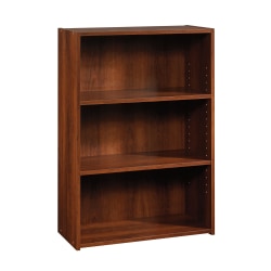 Sauder® Beginnings 35 5/16" 3 Shelf Transitional Bookcase, Cherry/Medium Finish, Standard Delivery
