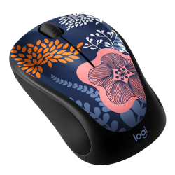 Logitech® Design Collection Limited Edition Wireless Mouse, Forest Floral