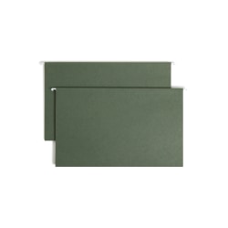 Smead® Premium-Quality Hanging Folders, Without Tabs, Legal Size, Standard Green, Pack Of 25