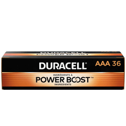 Duracell® Coppertop AAA Alkaline Batteries, Box Of 36