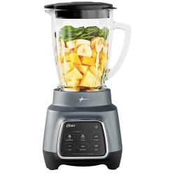 Oster Master Series Touch Screen 6-Speed 6-Cup 800W Blender, Matte Silver