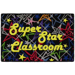 Flagship Carpets Super Star Welcome Mat, 2'H x 3'W