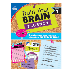 Carson Dellosa Education Train Your Brain: Fluency Level 1 Classroom Kit, Grades K-1