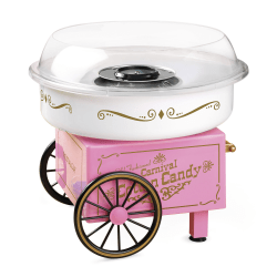 Nostalgia Electrics Vintage Hard & Sugar-Free Candy Cotton Candy Maker, Pink