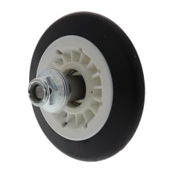 ERP® Replacement Dryer Drum Roller with Nut and Washer for LG® Part Number 4581EL2002A, Black