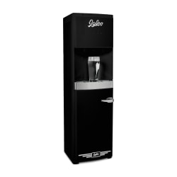 Igloo Retro Hot, Cold & Room Temperature Bottom-Load Water Dispenser, 3-Gallon, Black, Total Qty 1