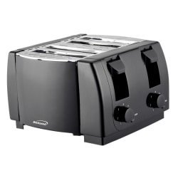 Brentwood Cool Touch 4-Slice Toaster, Black