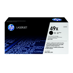 HP 49X Black High Yield Toner Cartridge, Q5949X