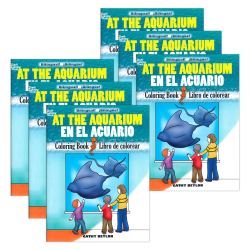 Dover Coloring Book, At The Aquarium, Pack Of 6