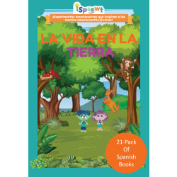 iSprowt Spanish Translation Books, Life on Earth, Pack Of 21 Books