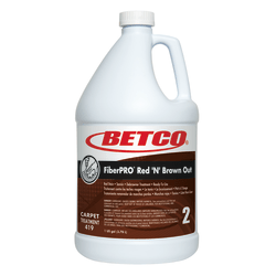 Betco® FiberPRO® Red 'N' Brown Out Carpet Treatment, 128 Oz Bottle, Case Of 4
