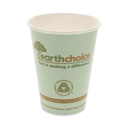 Pactiv Evergreen EarthChoice® Compostable Paper Cups, 12 Oz, Teal, Carton Of 1,000 Cups